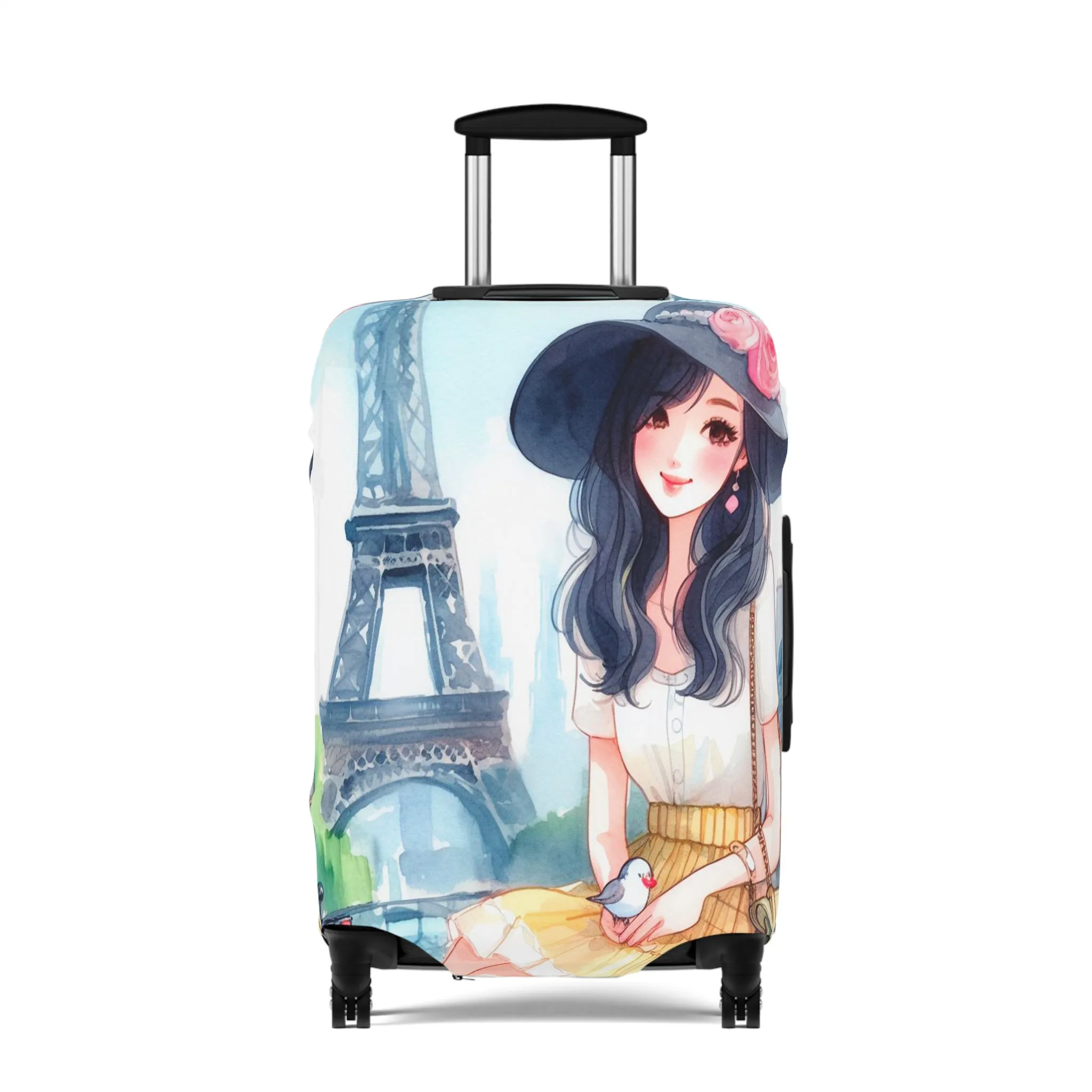 Luggage Cover, Just a Girl Who loves Travelling, awd-2104