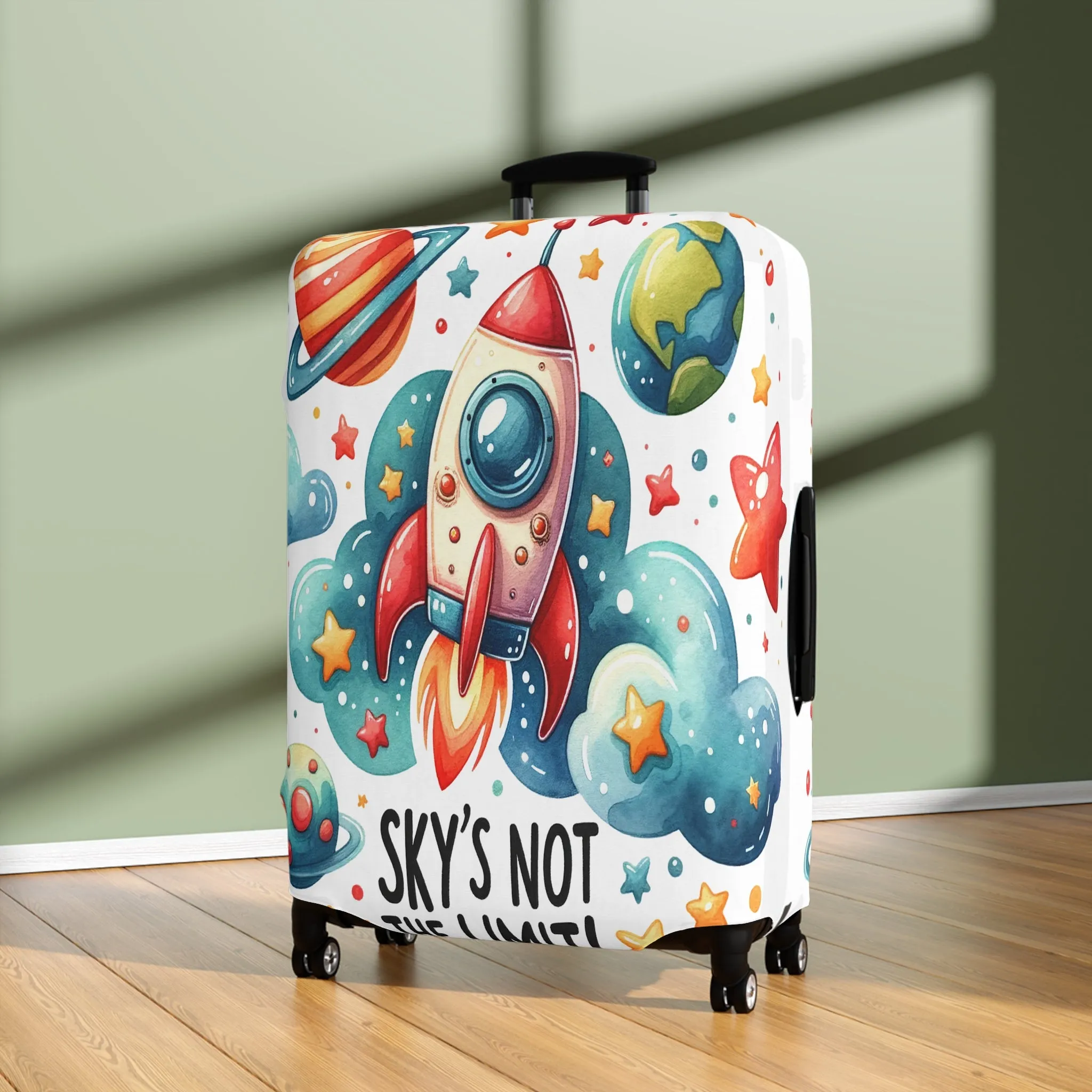 Luggage Cover, Rocket, Sky's not the Limit, awd-340