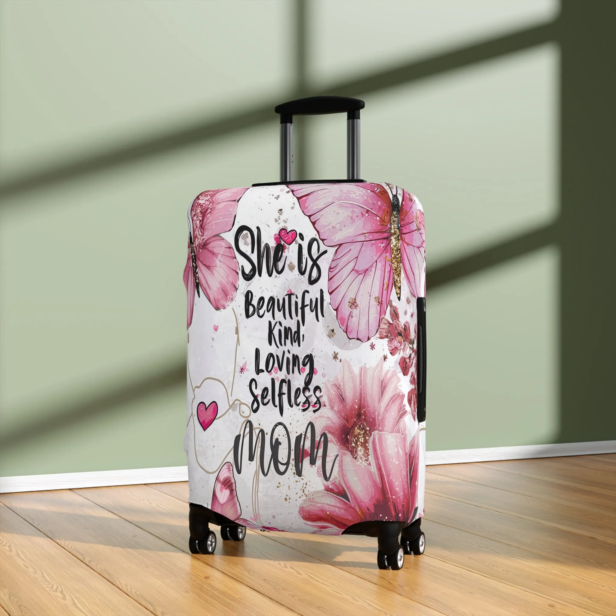 Luggage Cover, She is Beautiful, Kind, Loving, Selfless, Mom, awd-1717