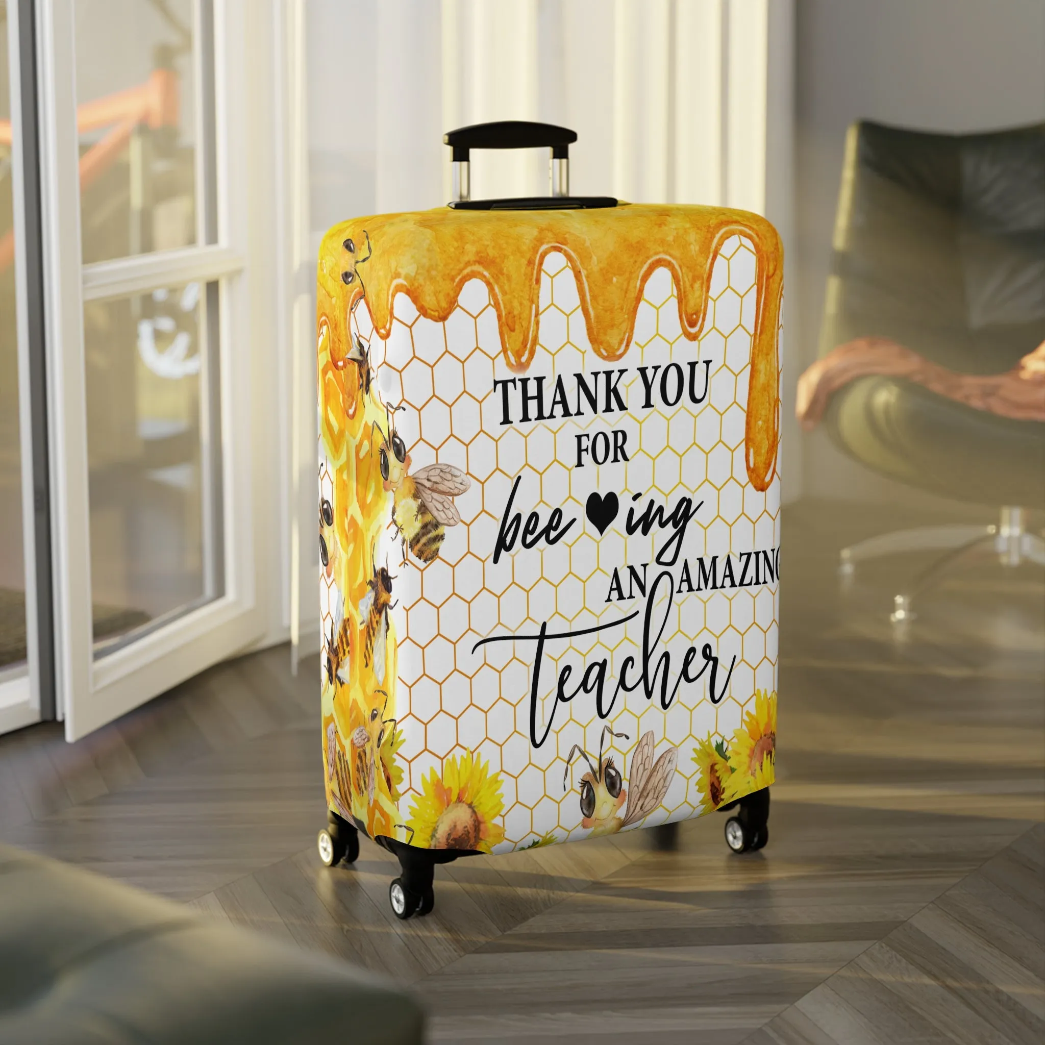 Luggage Cover, Teacher, Bees, awd-1756a