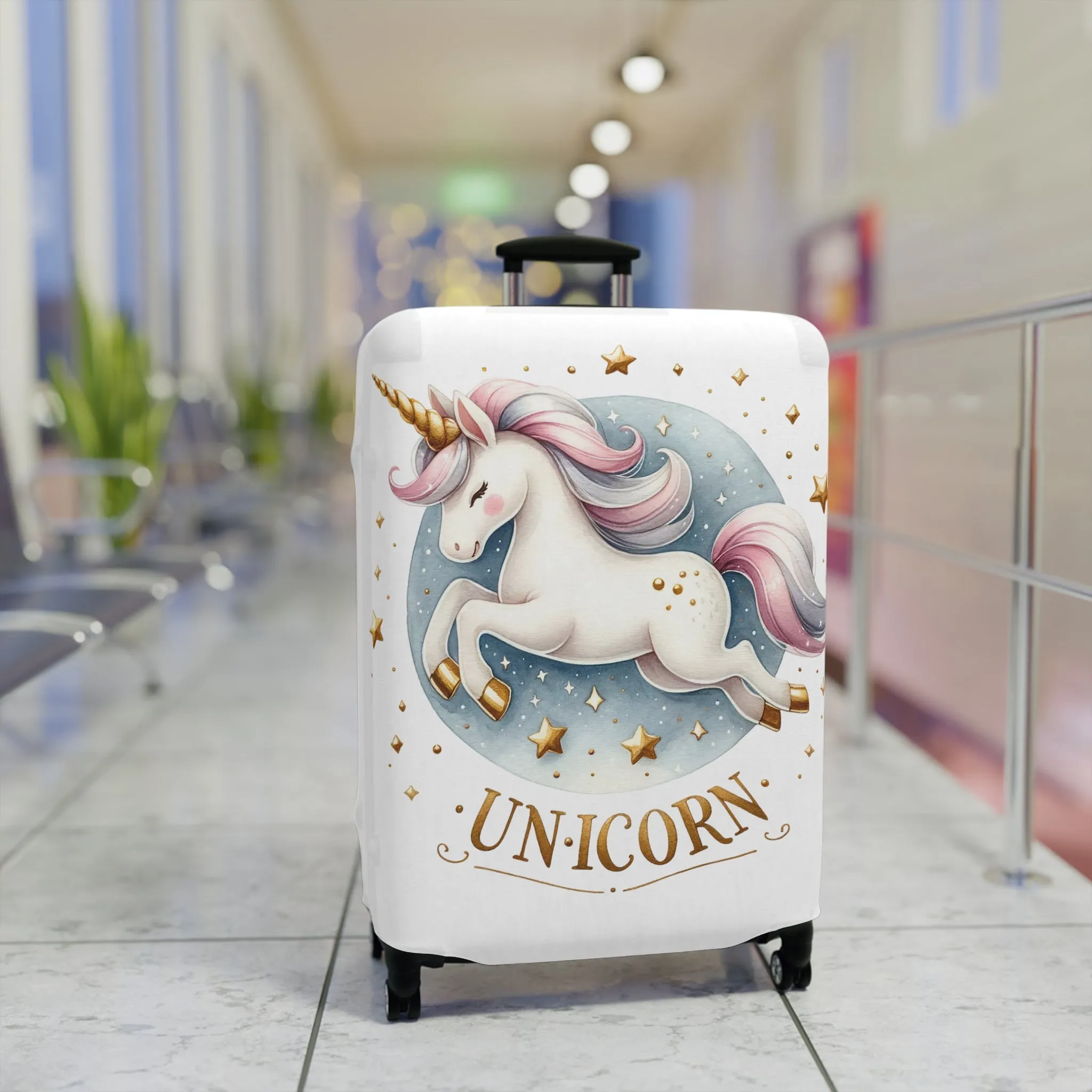 Luggage Cover, Unicorn, awd-4045