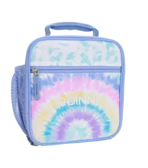 Mackenzie Aqua Rainbow Bright Tie-Dye Lunch Boxes Aqua