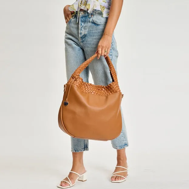 Maddie Woven Hobo Bag