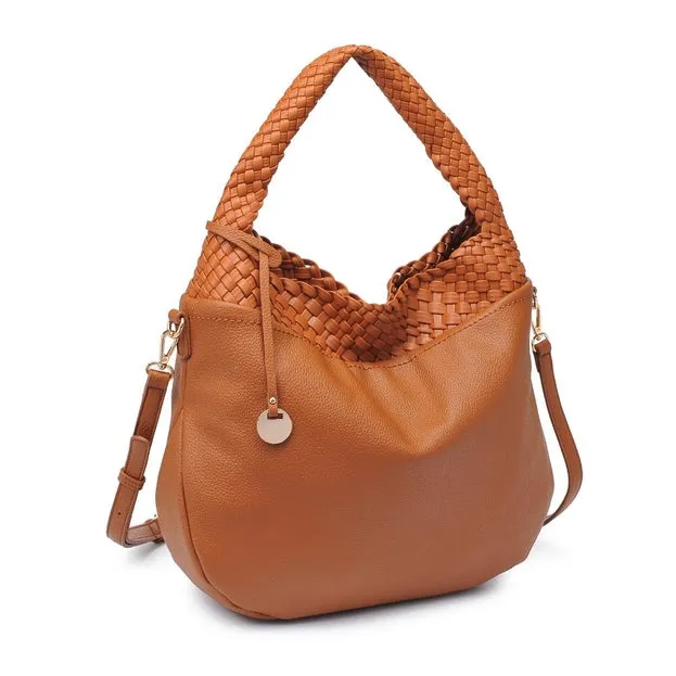 Maddie Woven Hobo Bag