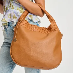 Maddie Woven Hobo Bag