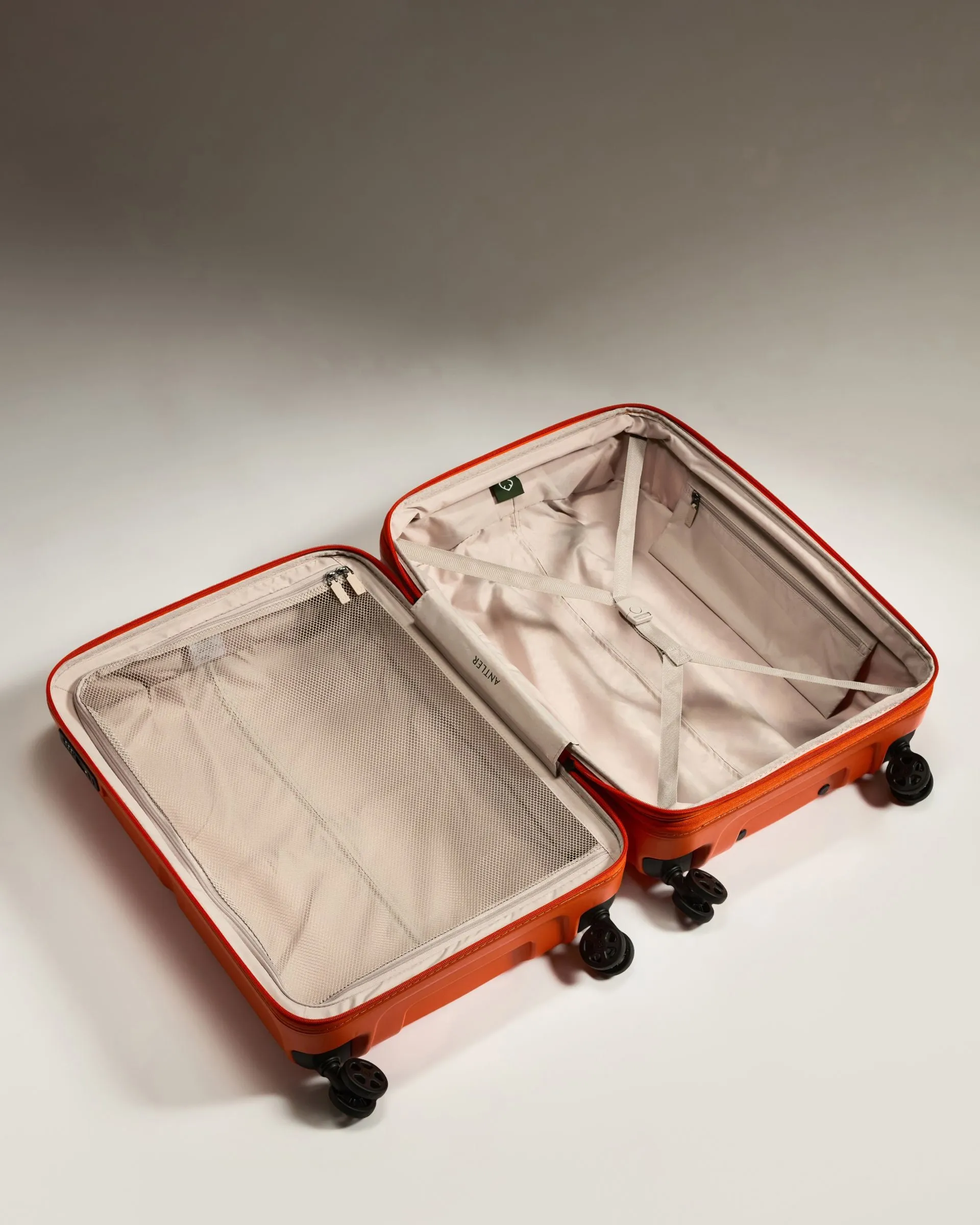 Medium Luggage in Ember Orange - Single Stripe