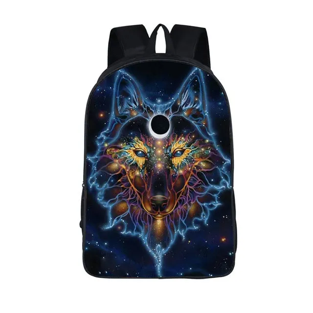 Men Women Punk Backpack