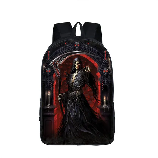 Men Women Punk Backpack