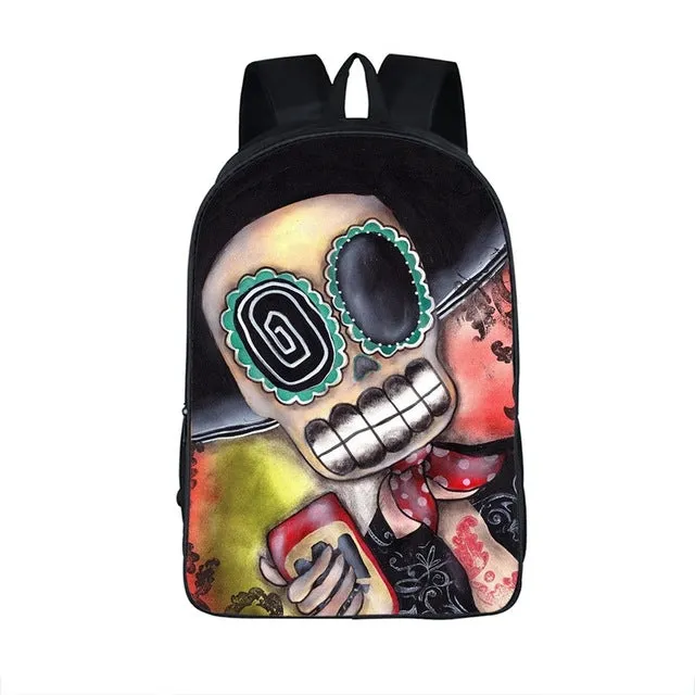 Men Women Punk Backpack