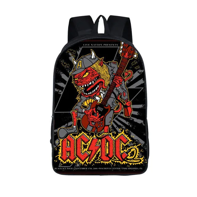 Men Women Punk Backpack