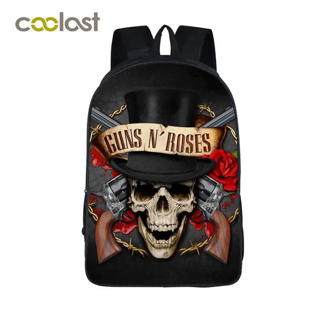 Men Women Punk Backpack