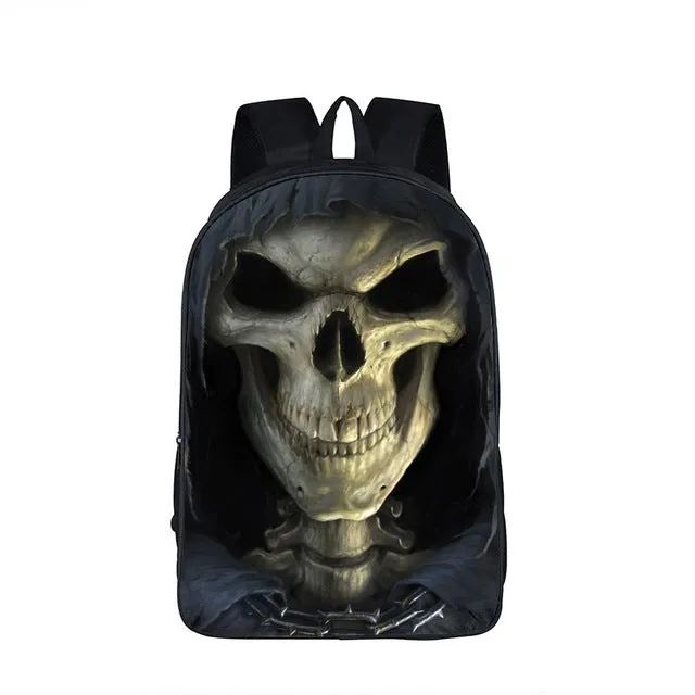 Men Women Punk Backpack