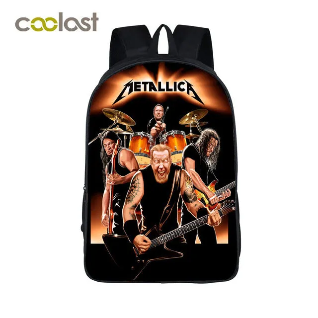 Men Women Punk Backpack