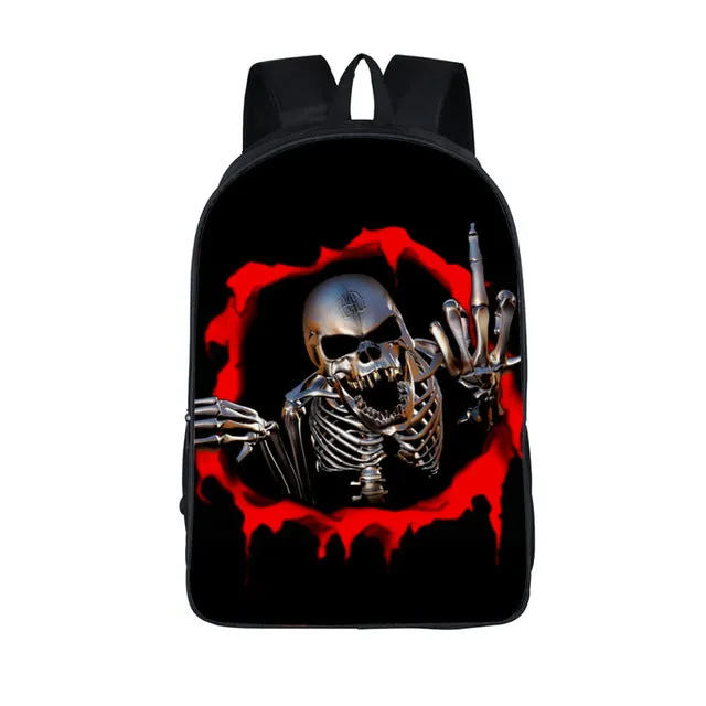 Men Women Punk Backpack