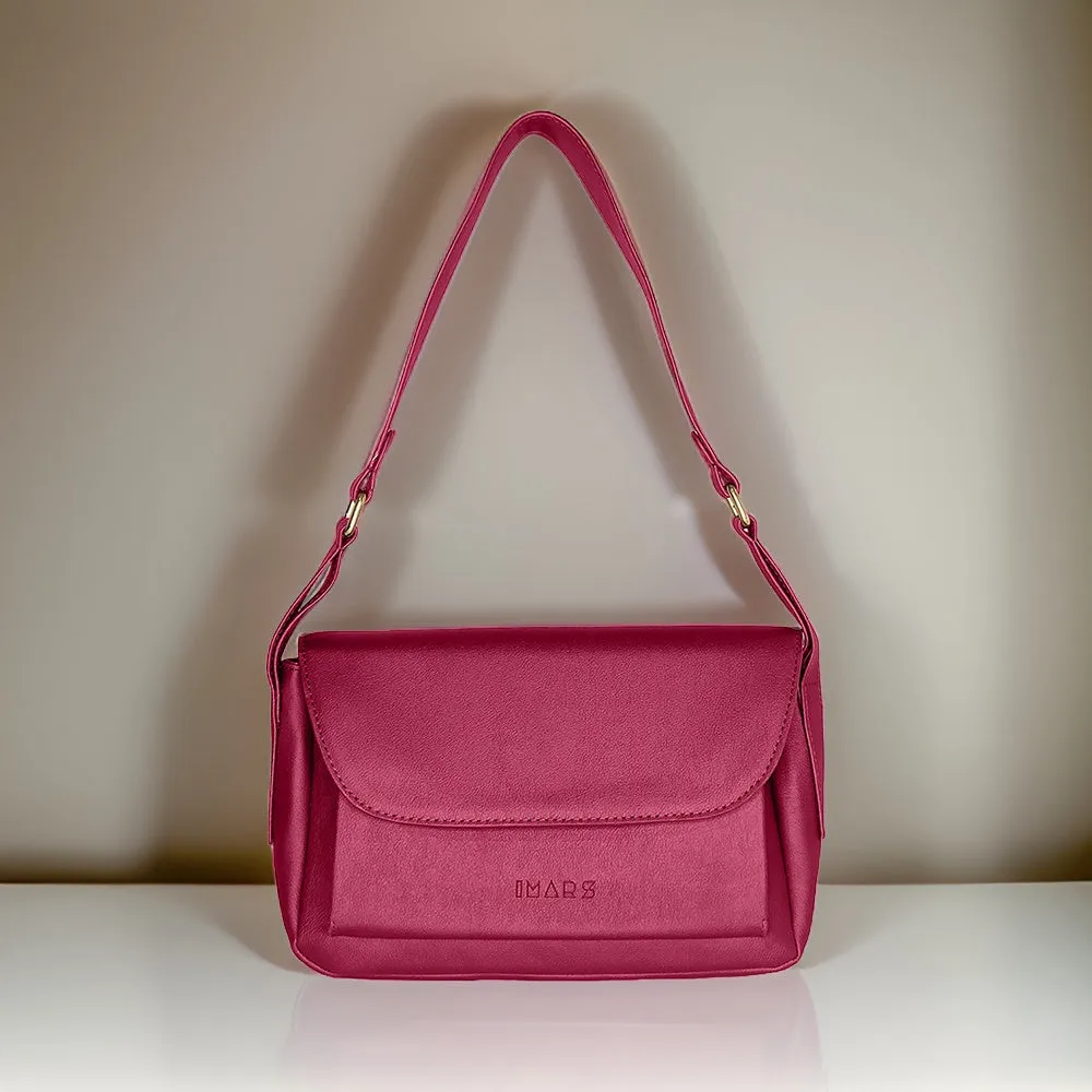 Modern Maroon Shoulder Bag Perfect For Women & Girls