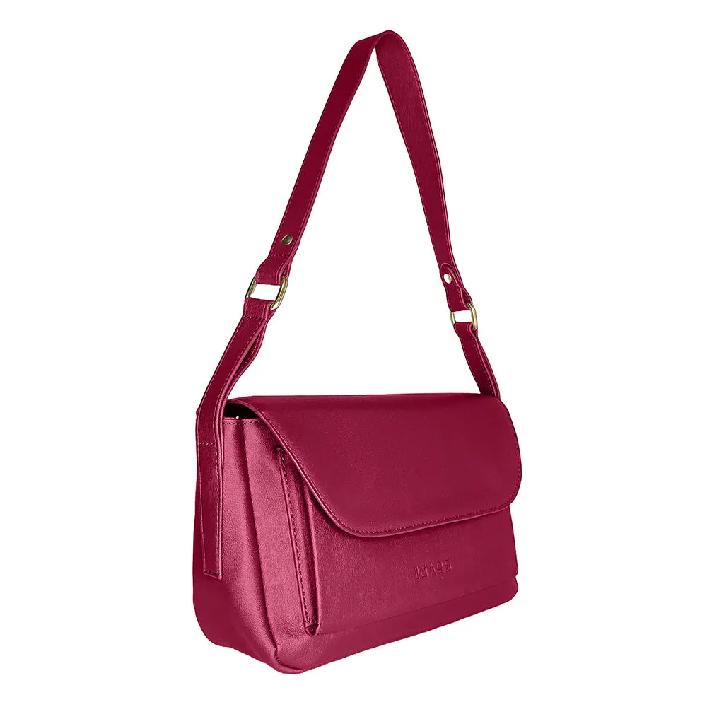 Modern Maroon Shoulder Bag Perfect For Women & Girls