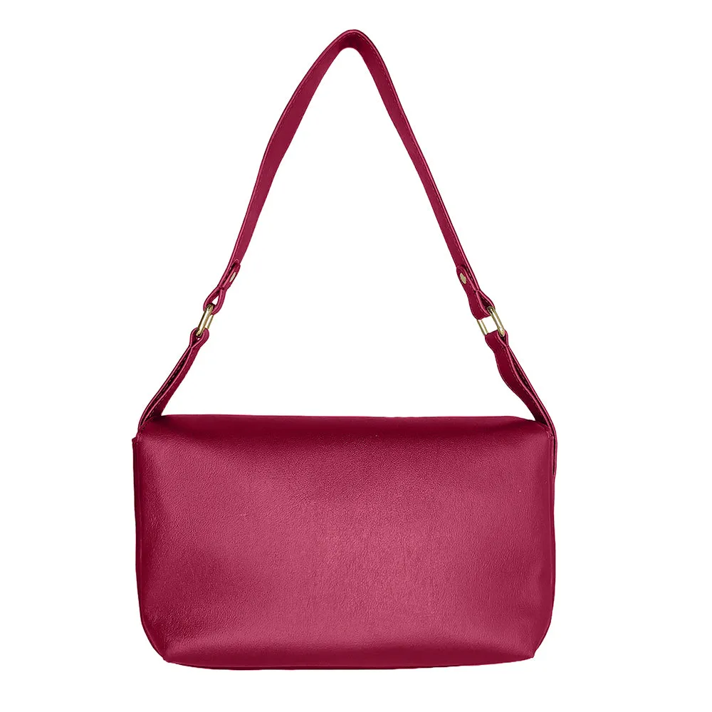 Modern Maroon Shoulder Bag Perfect For Women & Girls