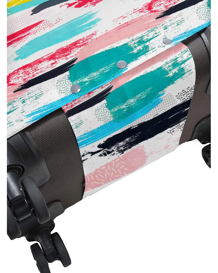 ONLY LUGGAGE COVER | Compact Polyester Stretchable Printed Protective Luggage Bag Cover