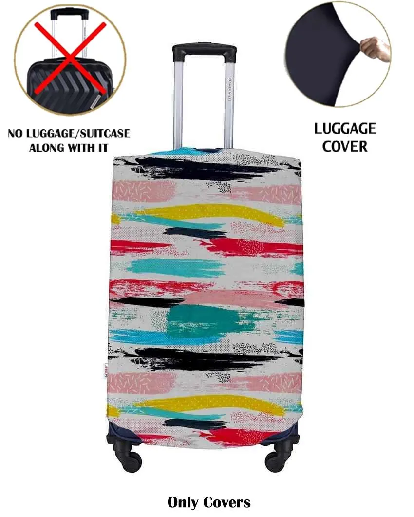 ONLY LUGGAGE COVER | Compact Polyester Stretchable Printed Protective Luggage Bag Cover