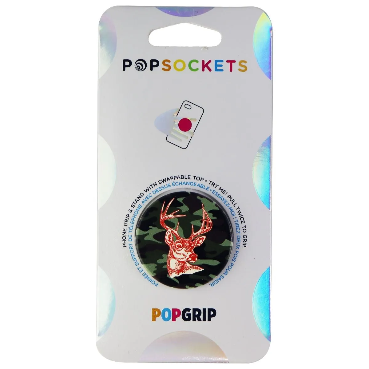 PopSockets PopGrip Expanding Stand and Grip with Swappable Top - My Deer