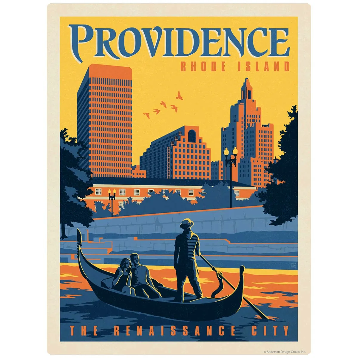 Providence Rhode Island Vinyl Sticker