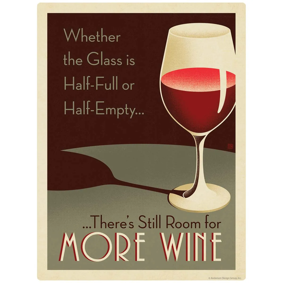 Room for More Wine Vinyl Sticker