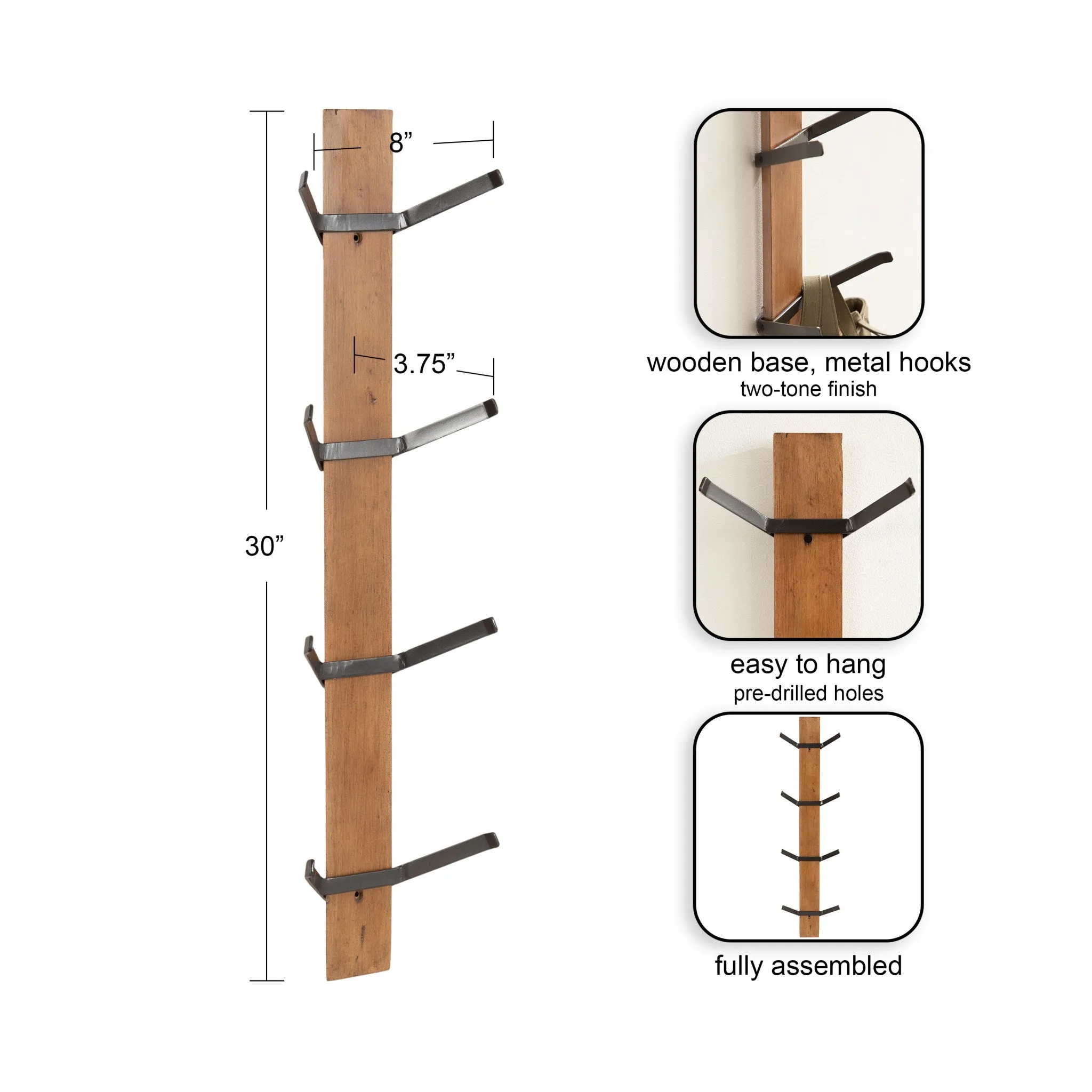 Rossmore Vertical Hooks