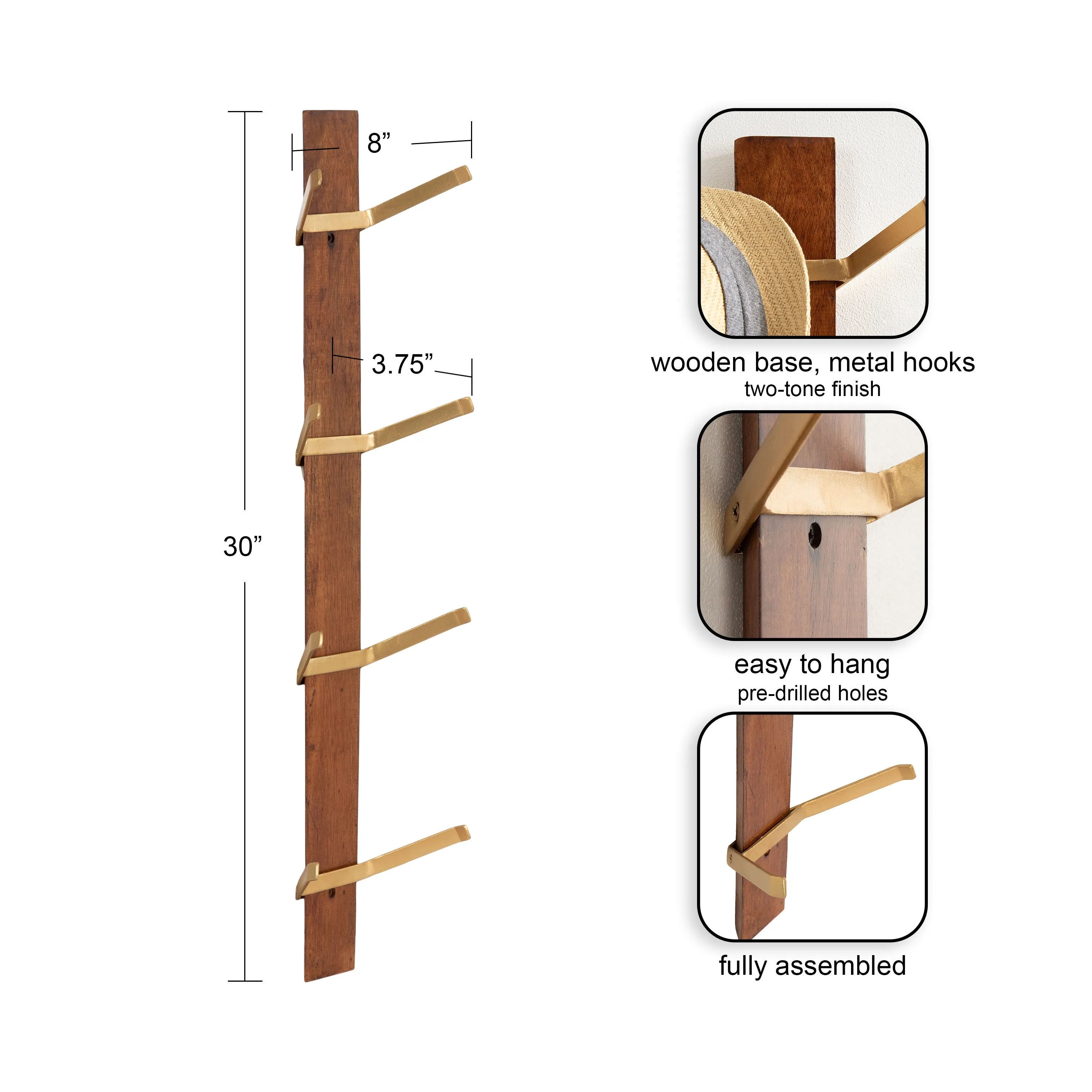 Rossmore Vertical Hooks