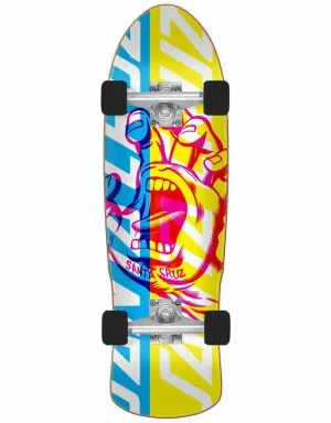 Santa Cruz Screaming Hand Overlay 80s Cruiser  - 9.42" x 31.88"