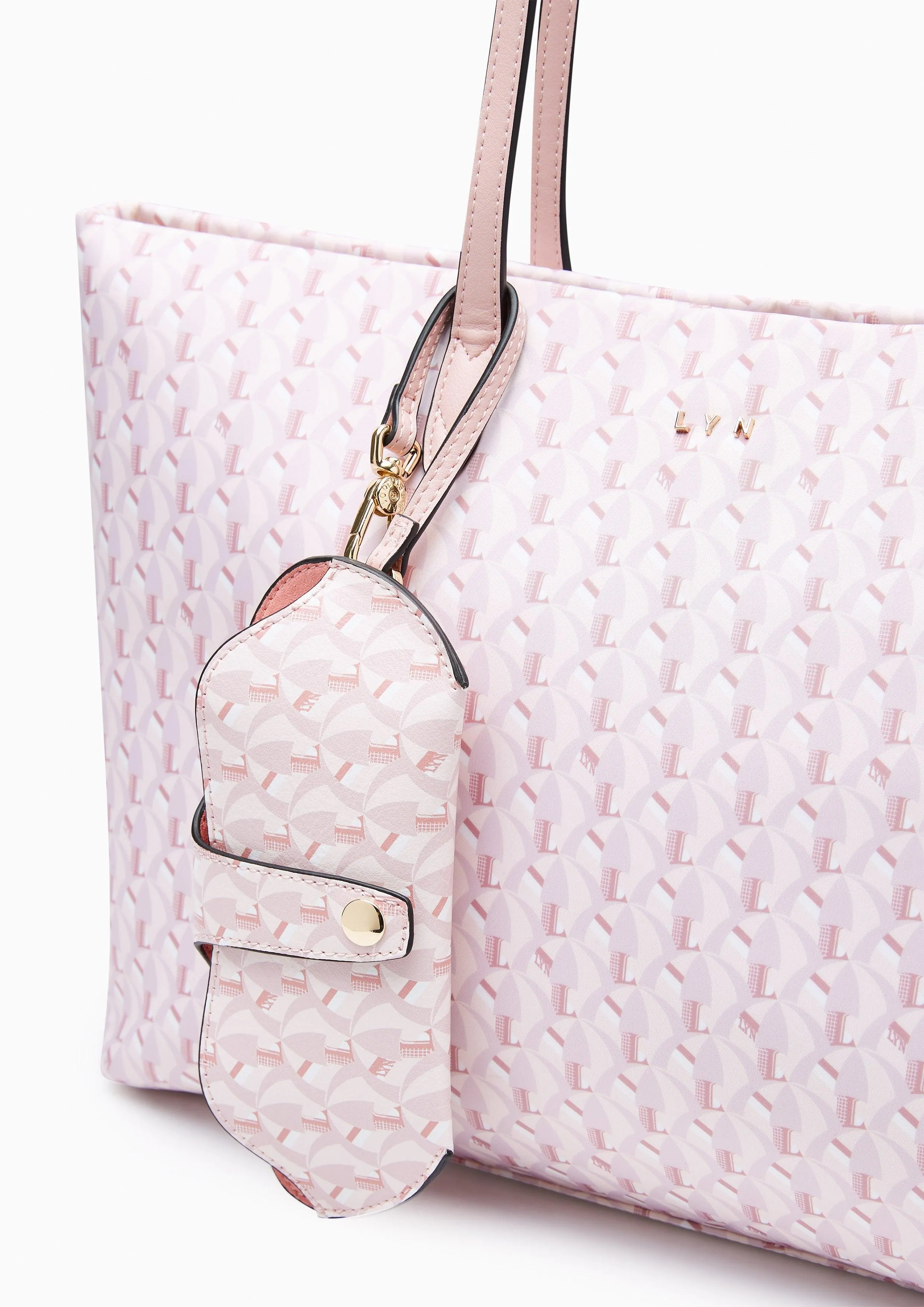 Solana Tote L Bag Printed Pink