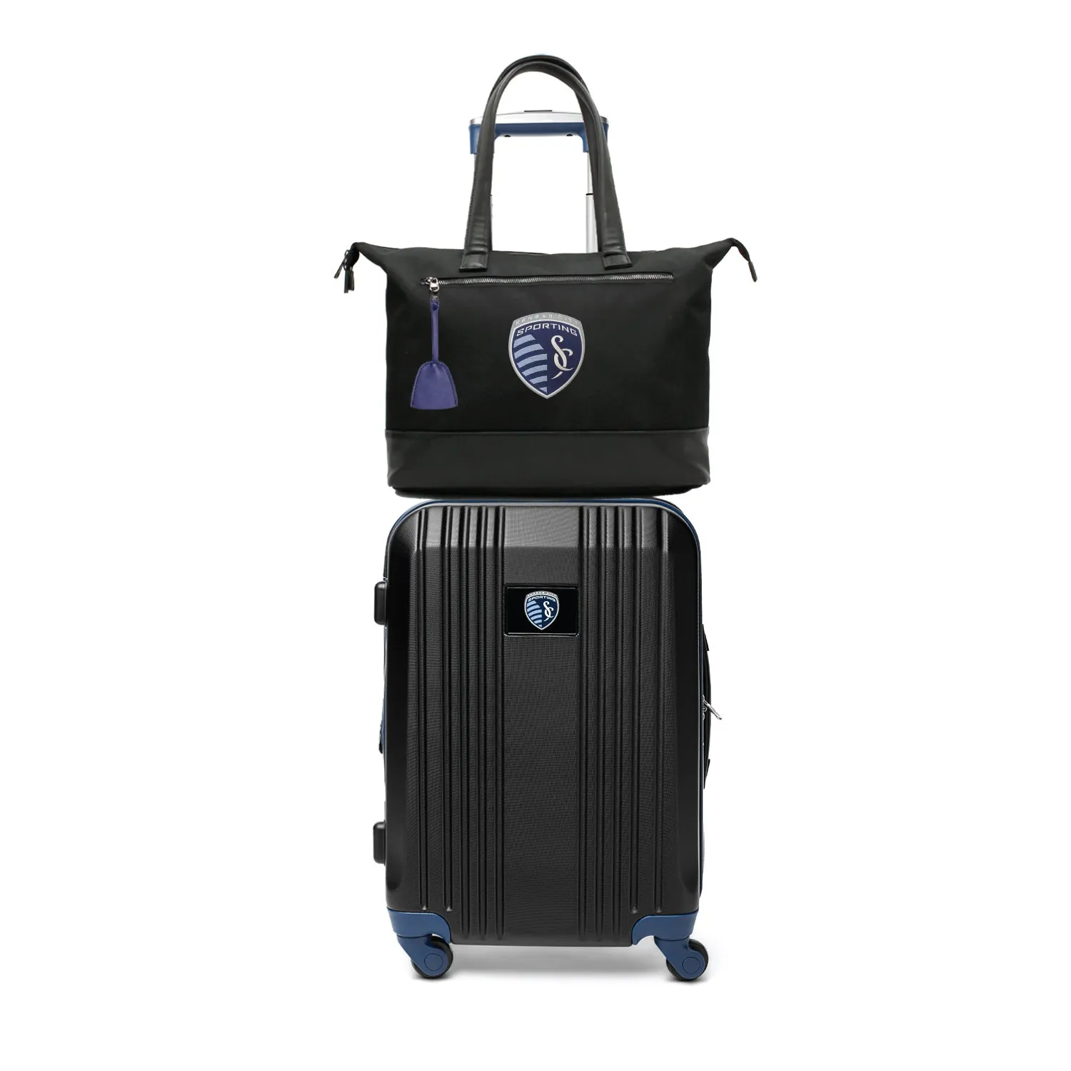 Sporting Kansas City Tote Bag and Luggage Set -NAVY