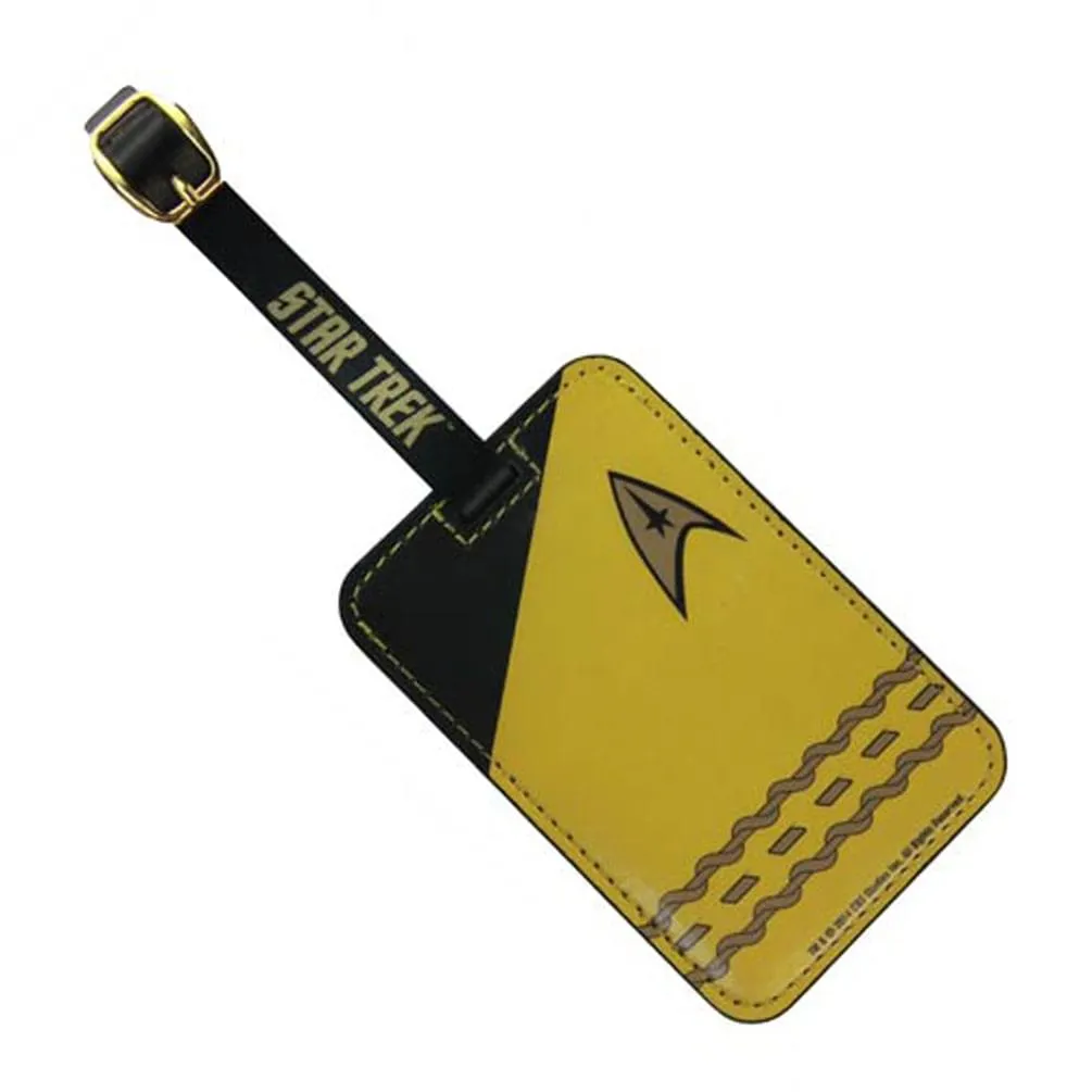 Star Trek Gold Uniform Luggage Tag