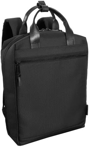 The 18” Metro 1680 Denier Nylon Travel Backpack - Black