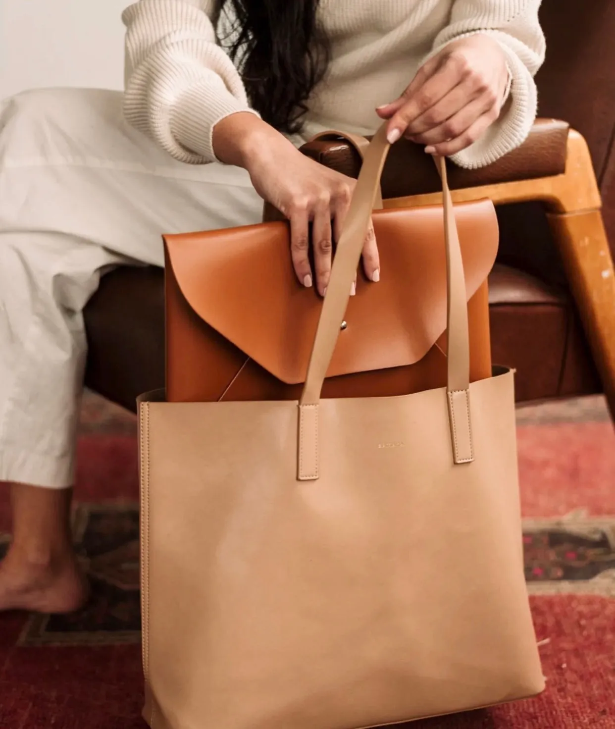 The Tote: Caramel