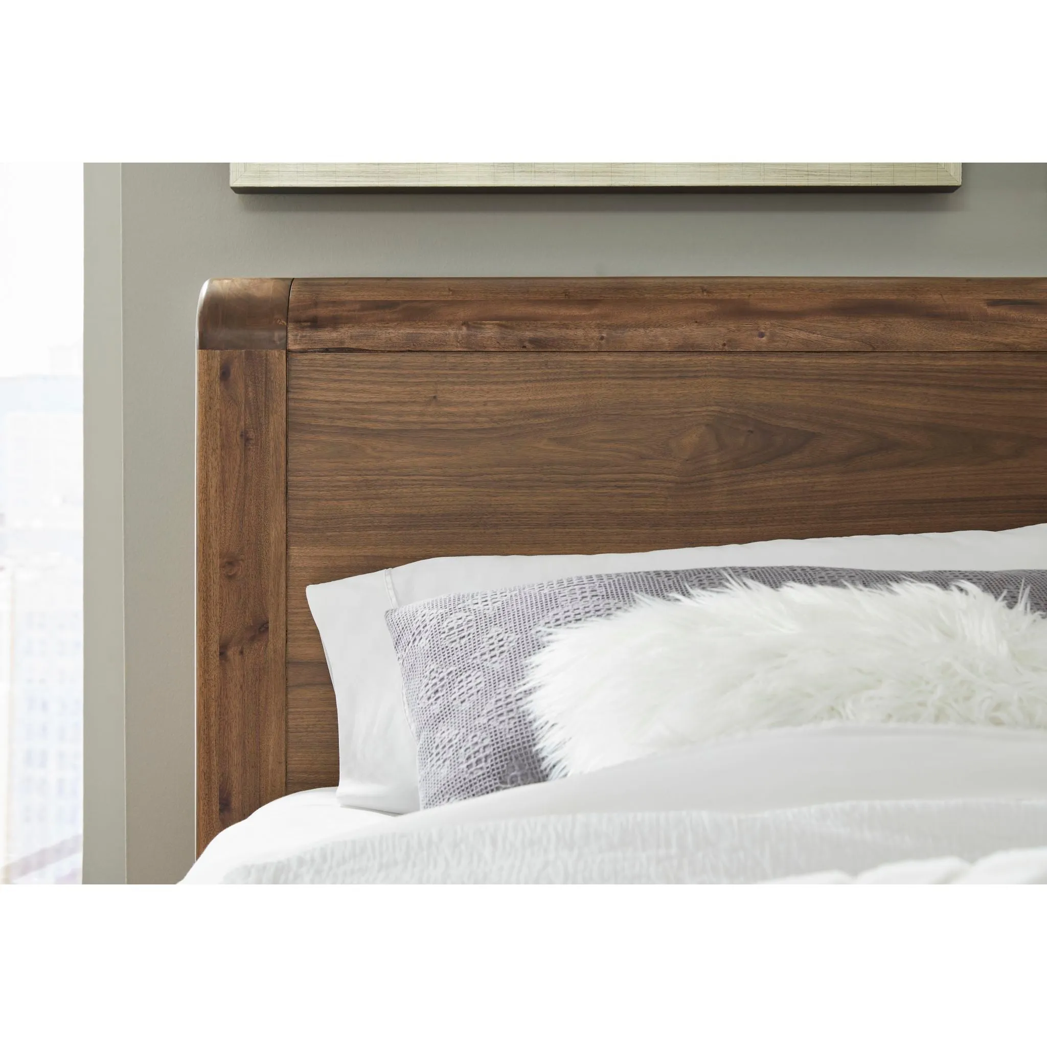 Totes Sleigh Bed - English Walnut