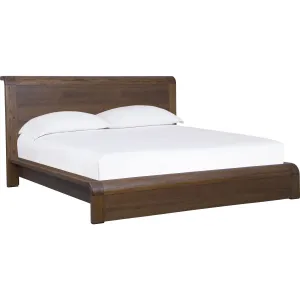 Totes Sleigh Bed - English Walnut