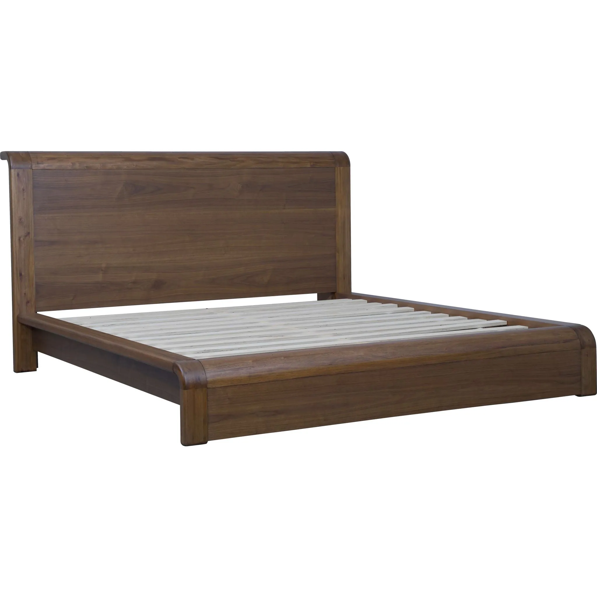 Totes Sleigh Bed - English Walnut