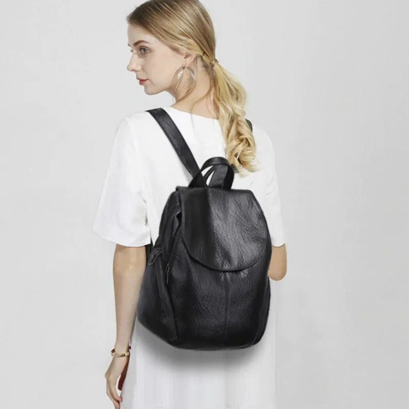 Vegan Leather Backpack