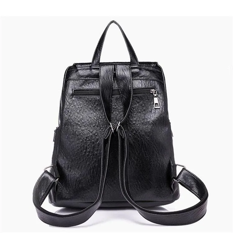 Vegan Leather Backpack