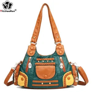 Vintage100% Genuine Women Handbag Luxury Handbags Women Tote Bag Designer