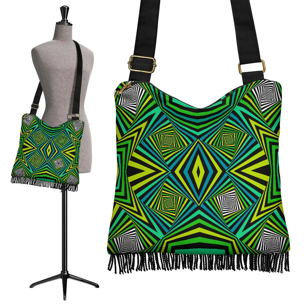 VISUAL VERT BOHO BAG | HUBERT S