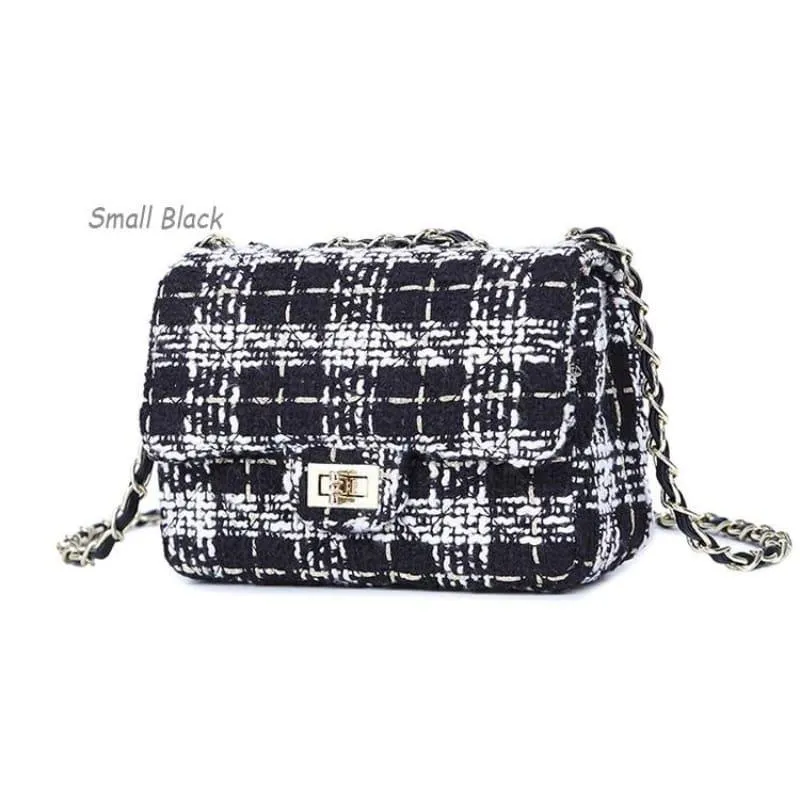 Wool  Retro Shoulder Messenger Women Crossbody Bag