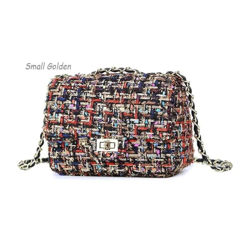 Wool  Retro Shoulder Messenger Women Crossbody Bag